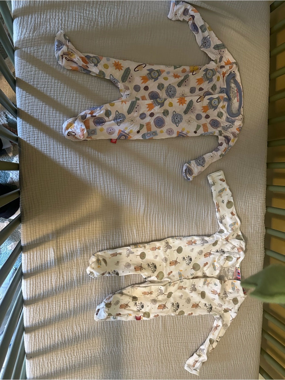 Magnetic Me (2 Pack) Footie Pajamas 0-3 Months